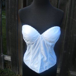 Womens 38B White Strapless, Corset or Longline Bra